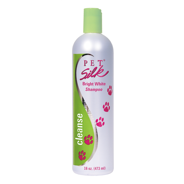 Professional Whitening Shampoo that is specially formulated to penetrate the coat to deep clean and brighten white or light colors. Natural silk botanicals leave the coat refreshingly clean and soft.